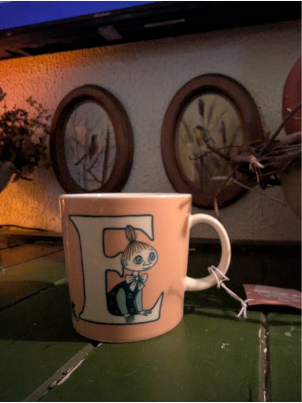 Arabia Moomin ABC Mug - Letter E